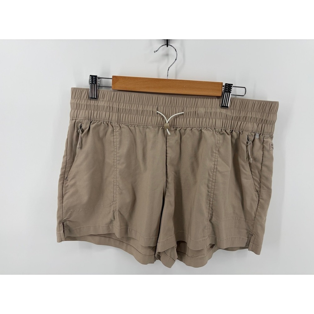 Avalanche Outdoor Supply‎ Co, Tan Utility Hiking Shorts, Stretch, Women's Large